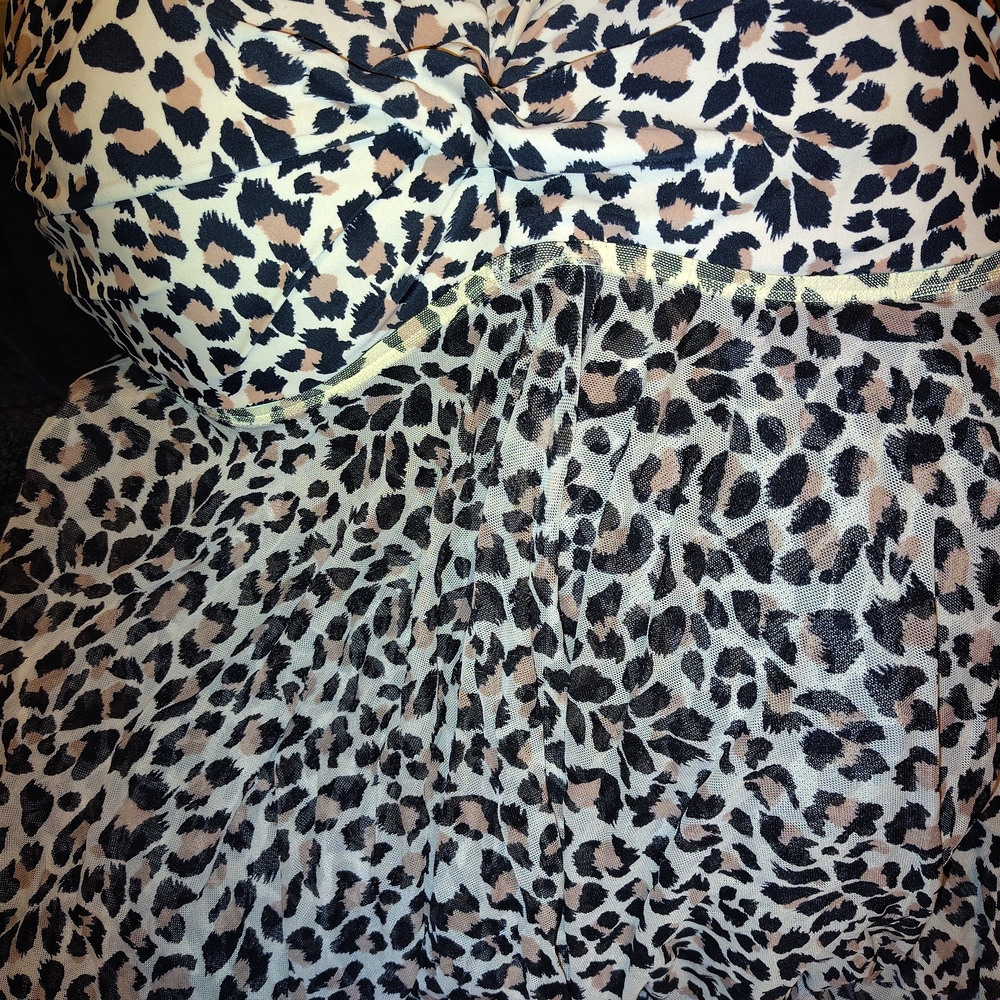 Kona Sol Leopard Print Bandeau